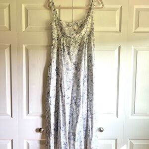 Hill House Blue and White Floral Dress